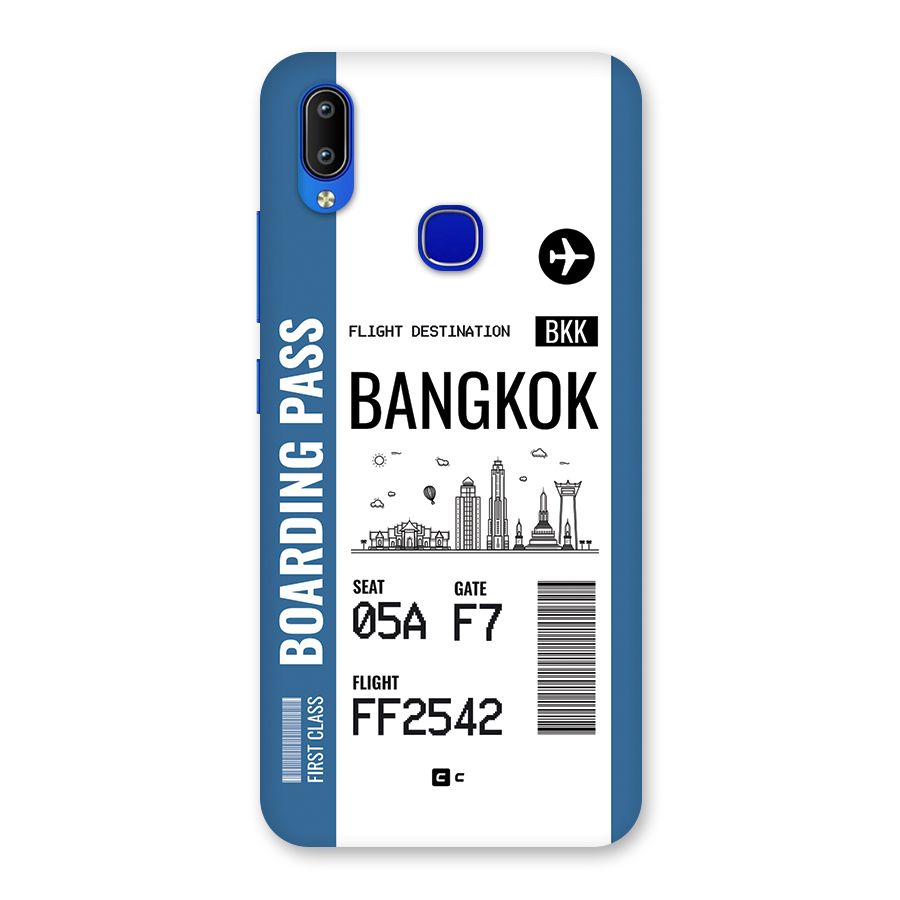 Bangkok Boarding Pass Back Case for Vivo Y91