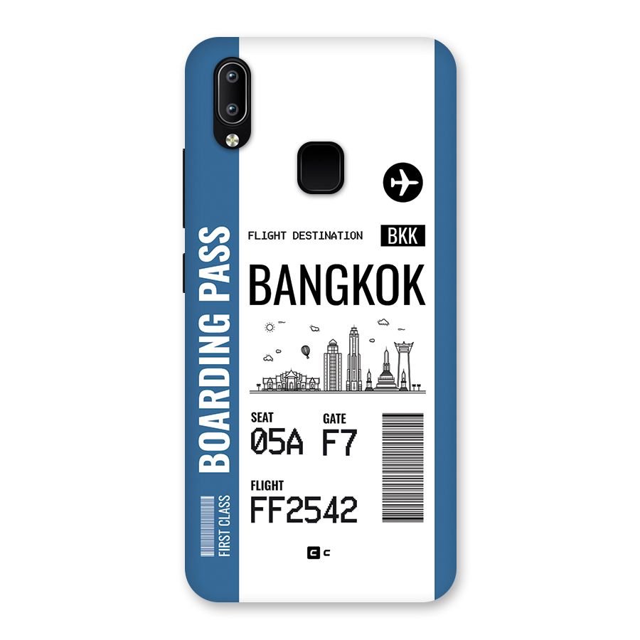 Bangkok Boarding Pass Back Case for Vivo Y93