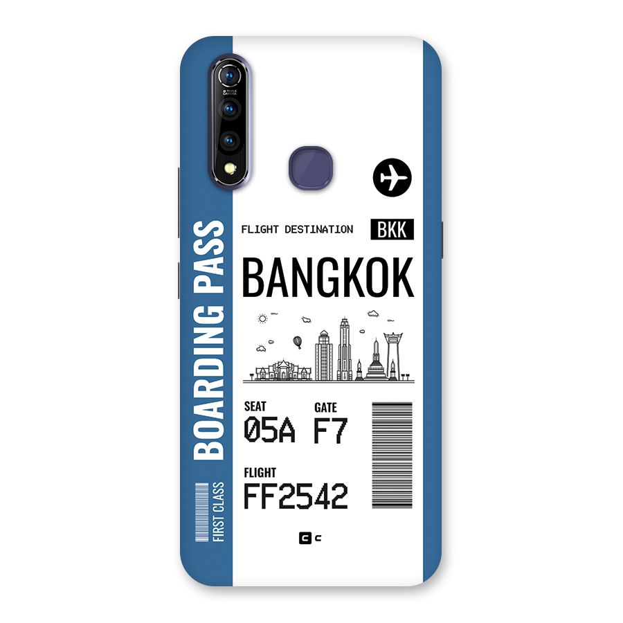 Bangkok Boarding Pass Back Case for Vivo Z1 Pro