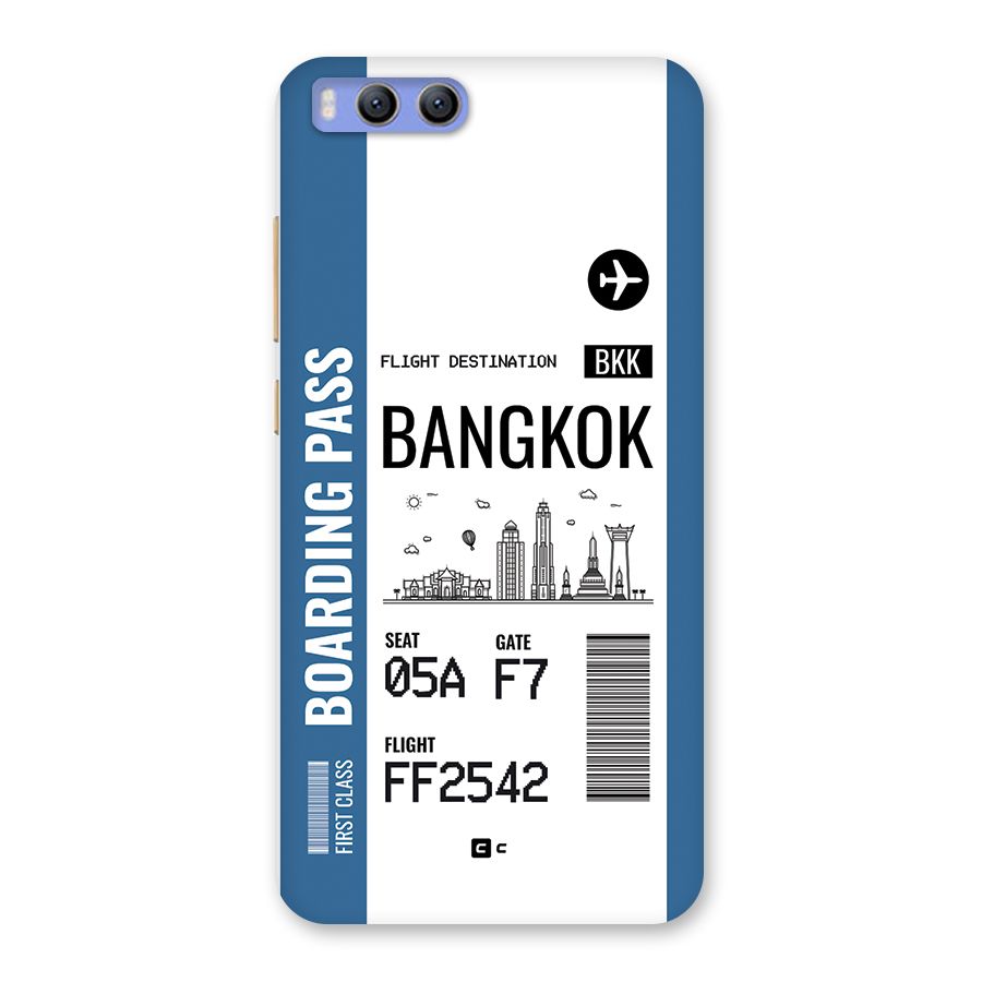 Bangkok Boarding Pass Back Case for Xiaomi Mi 6