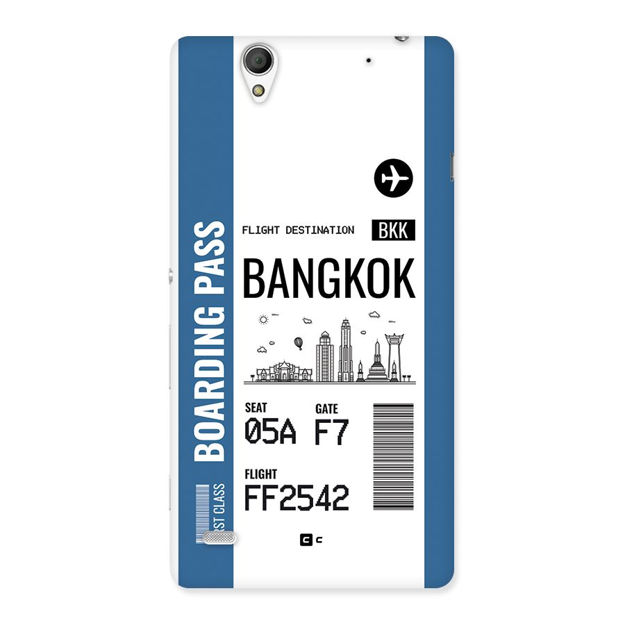 Bangkok Boarding Pass Back Case for Xperia C4