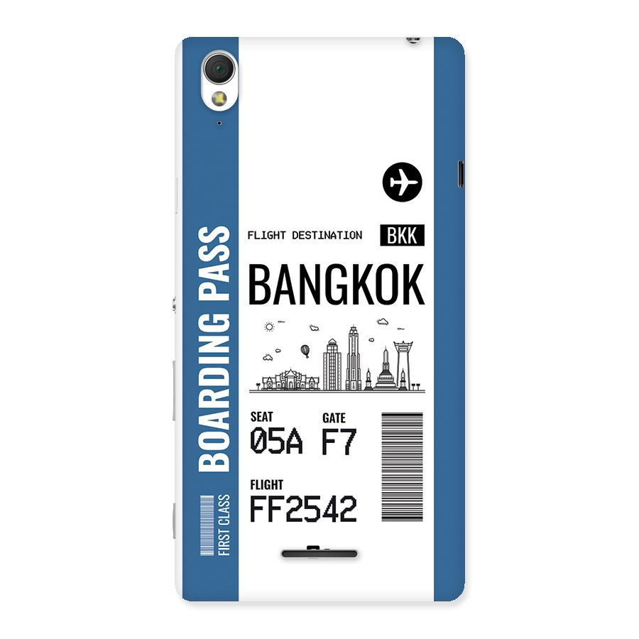 Bangkok Boarding Pass Back Case for Xperia T3