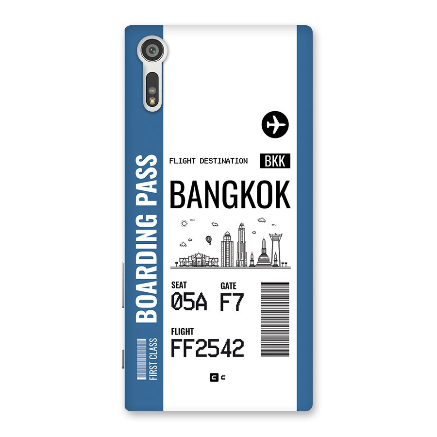 Bangkok Boarding Pass Back Case for Xperia XZ
