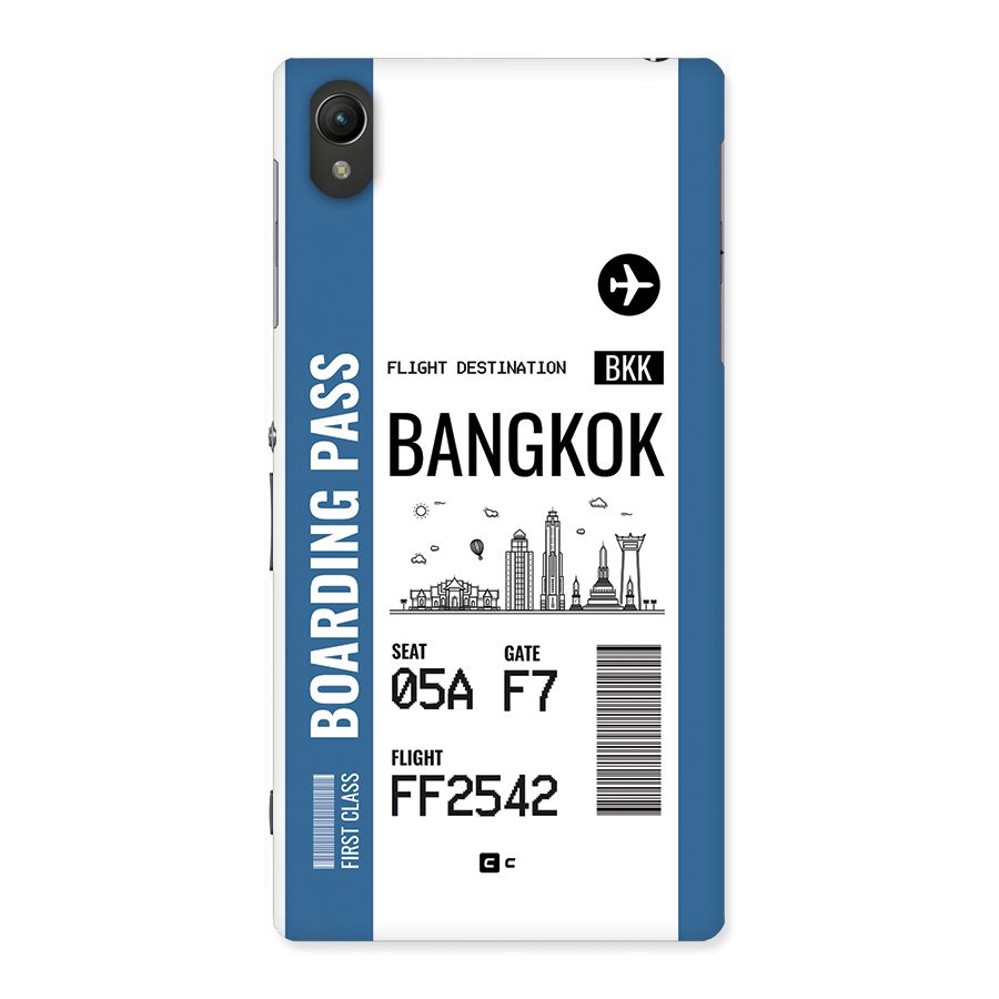 Bangkok Boarding Pass Back Case for Xperia Z1