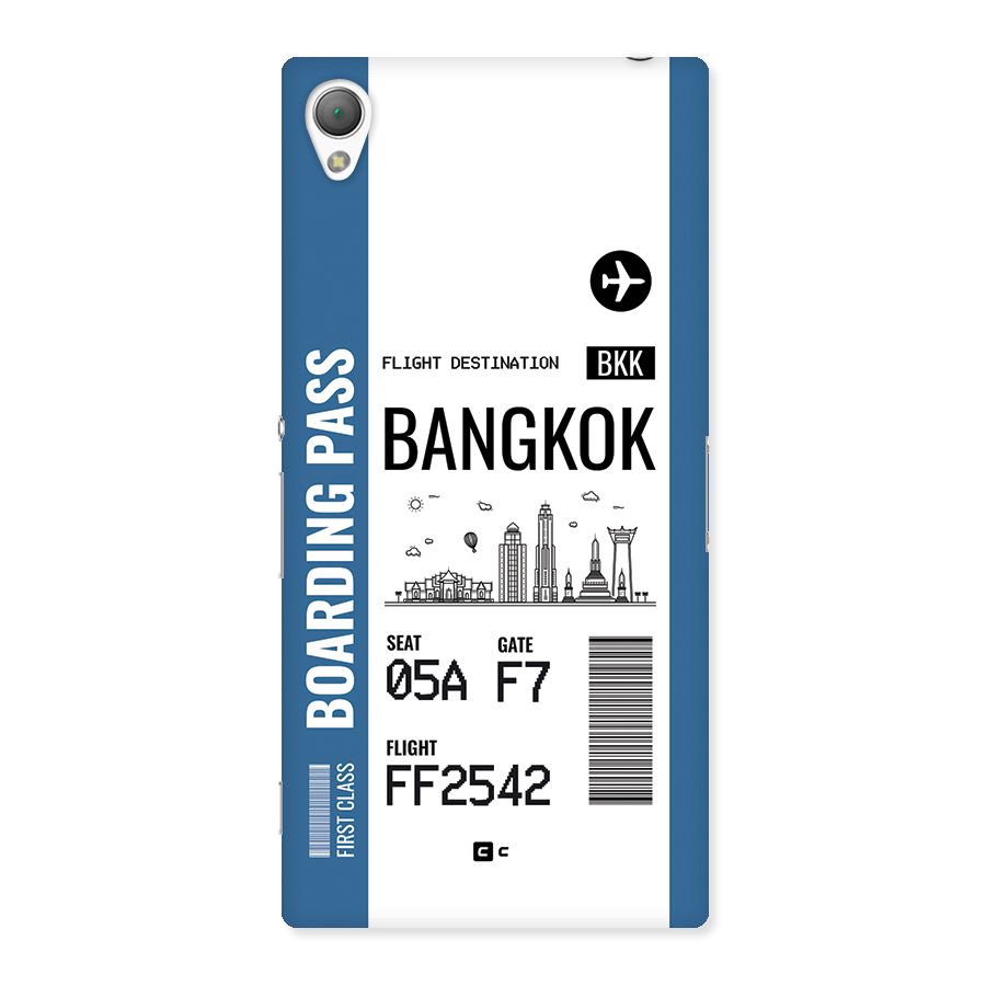Bangkok Boarding Pass Back Case for Xperia Z3