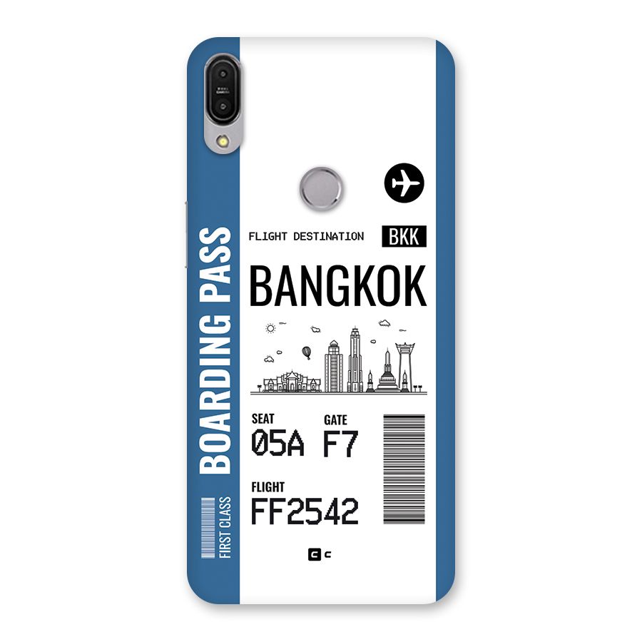 Bangkok Boarding Pass Back Case for Zenfone Max Pro M1