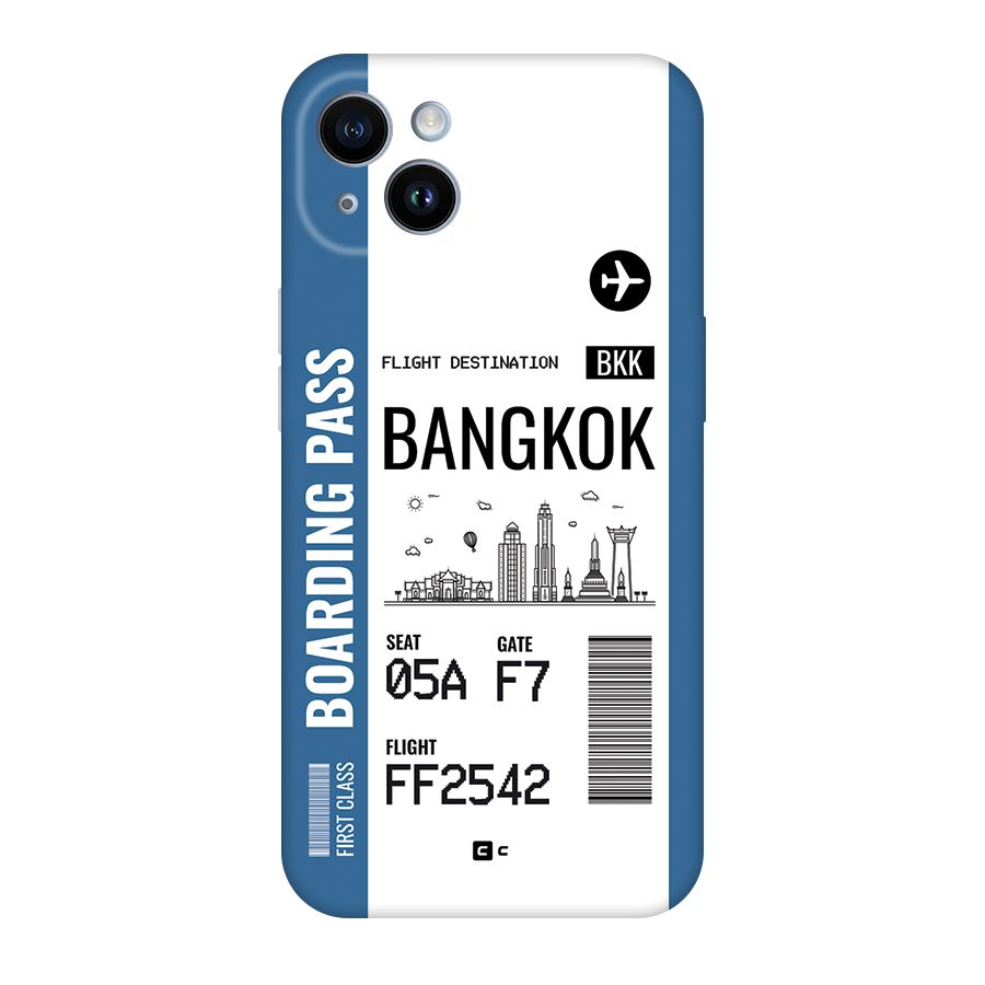 Bangkok Boarding Pass Back Case for iPhone 14