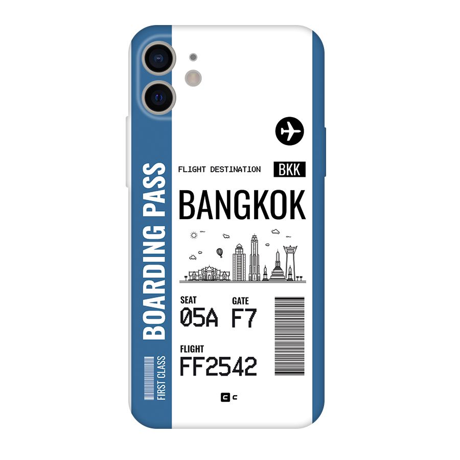Bangkok Boarding Pass Back Case for iPhone 11