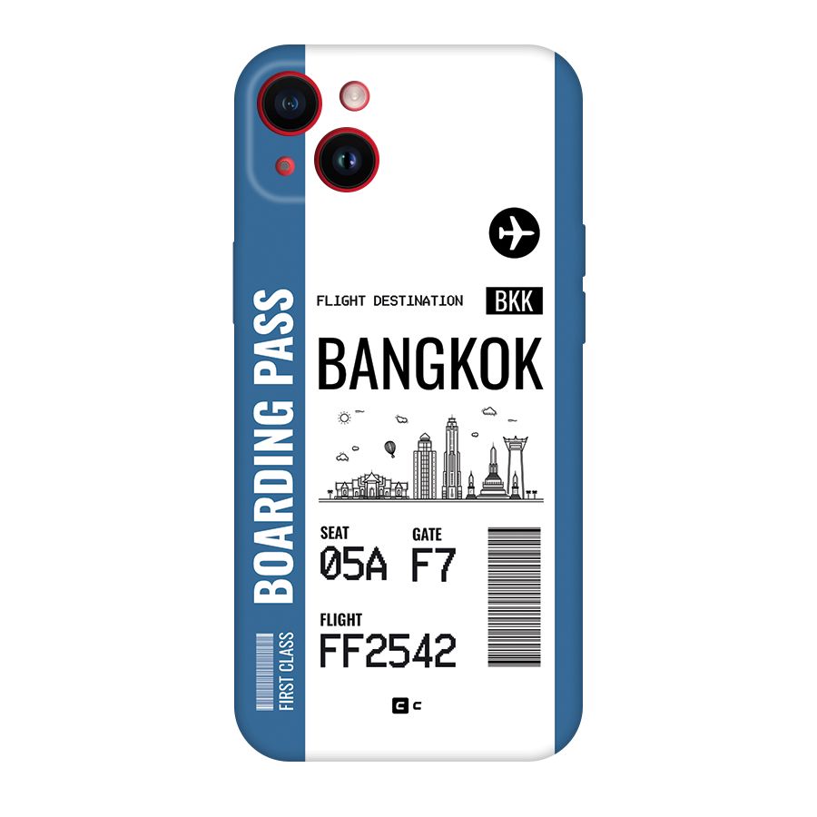 Bangkok Boarding Pass Back Case for iPhone 14 Plus