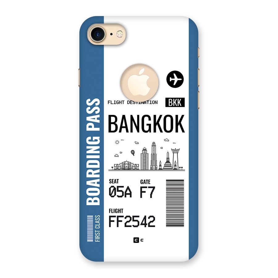 Bangkok Boarding Pass Back Case for iPhone 7 Logo Cut
