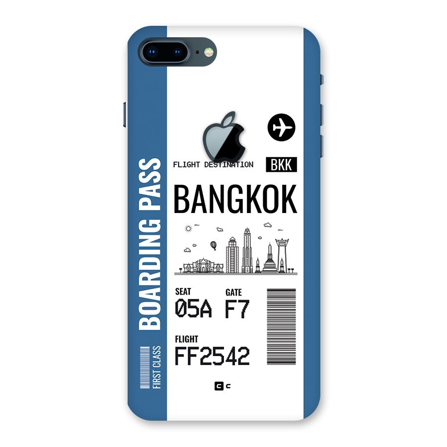 Bangkok Boarding Pass Back Case for iPhone 7 Plus Apple Cut