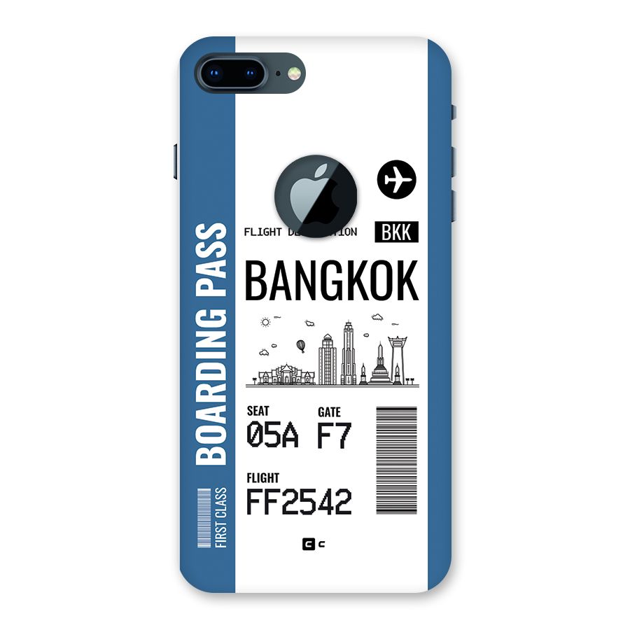 Bangkok Boarding Pass Back Case for iPhone 7 Plus Logo Cut