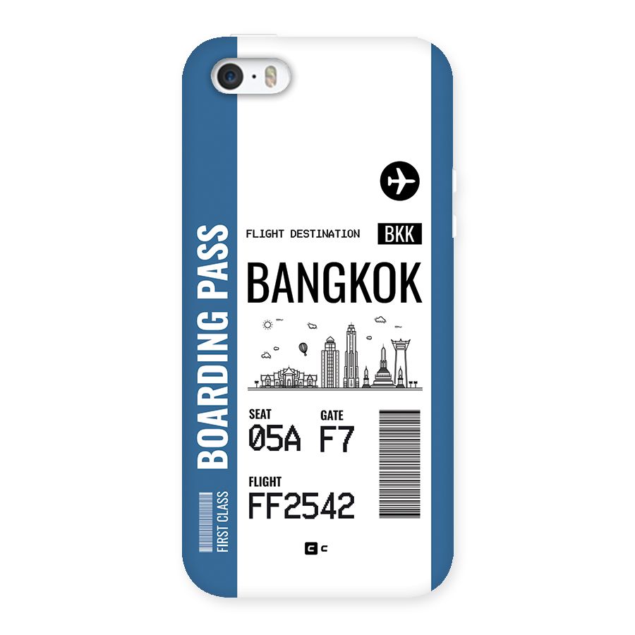 Bangkok Boarding Pass Back Case for iPhone SE 2016