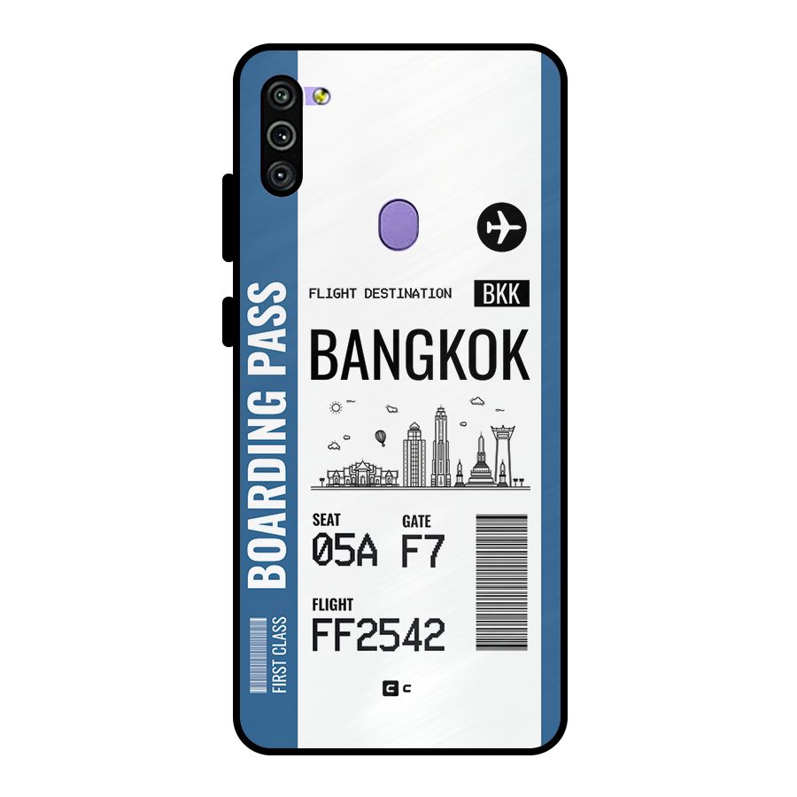 Bangkok Boarding Pass Metal Back Case for Galaxy M11