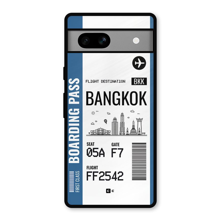 Bangkok Boarding Pass Metal Back Case for Google Pixel 7a