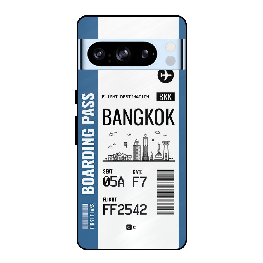 Bangkok Boarding Pass Metal Back Case for Google Pixel 8 Pro