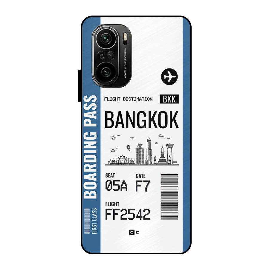 Bangkok Boarding Pass Metal Back Case for Mi 11x