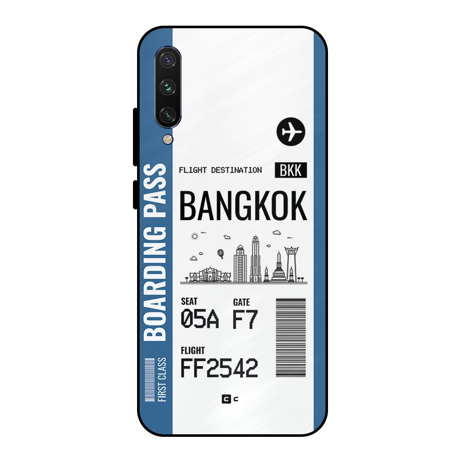 Bangkok Boarding Pass Metal Back Case for Mi A3
