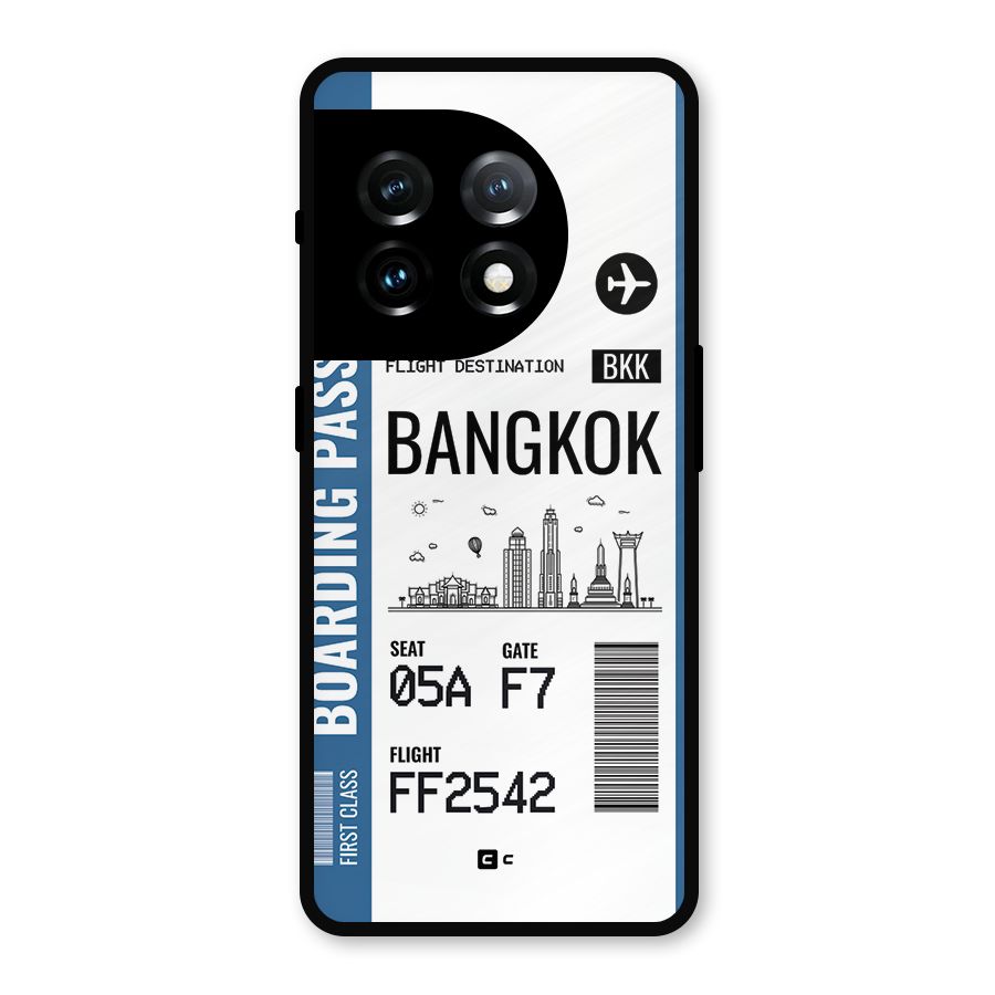 Bangkok Boarding Pass Metal Back Case for OnePlus 11