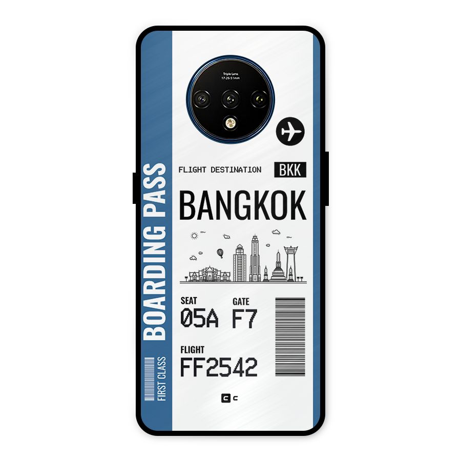 Bangkok Boarding Pass Metal Back Case for OnePlus 7T