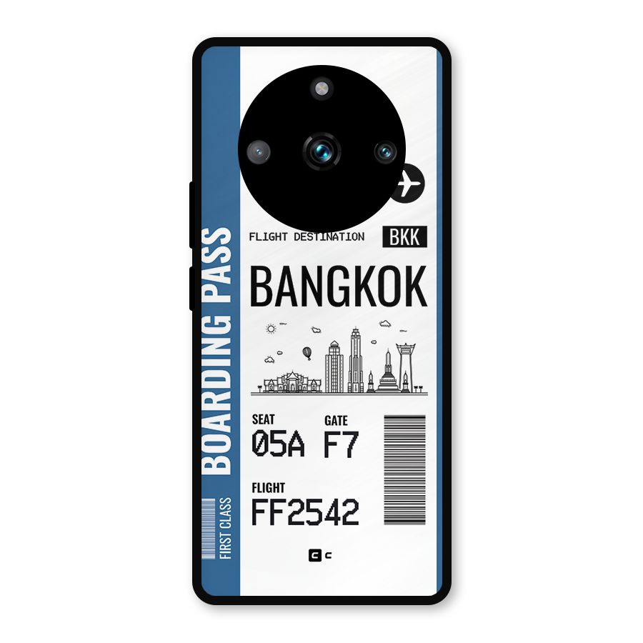 Bangkok Boarding Pass Metal Back Case for Realme 11 Pro Plus