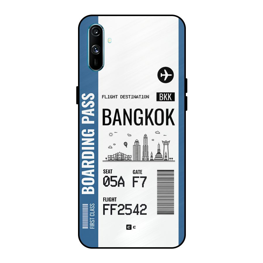 Bangkok Boarding Pass Metal Back Case for Realme C3