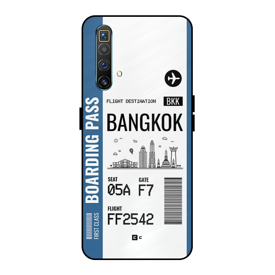 Bangkok Boarding Pass Metal Back Case for Realme X3 SuperZoom