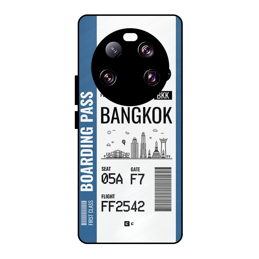 Bangkok Boarding Pass Metal Back Case for Xiaomi 13 Ultra