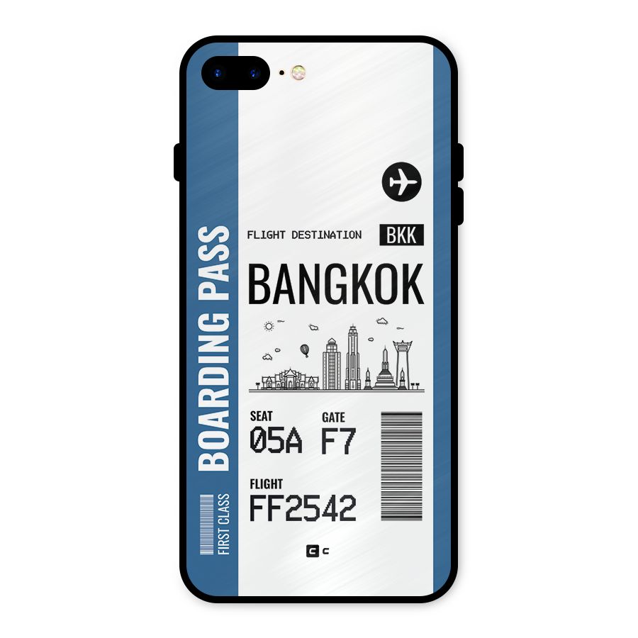 Bangkok Boarding Pass Metal Back Case for iPhone 7 Plus