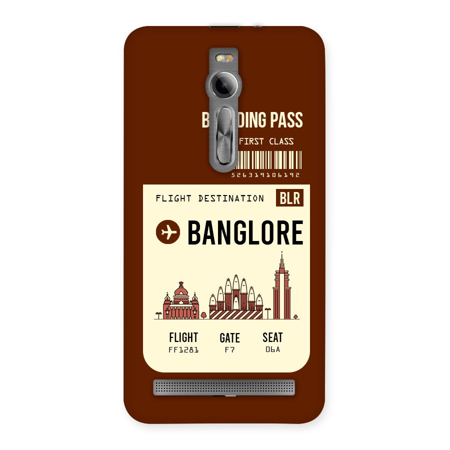 Banglore Boarding Pass Back Case for Asus Zenfone 2