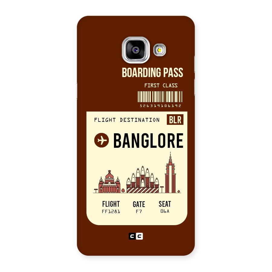 Banglore Boarding Pass Back Case for Galaxy A5 2016