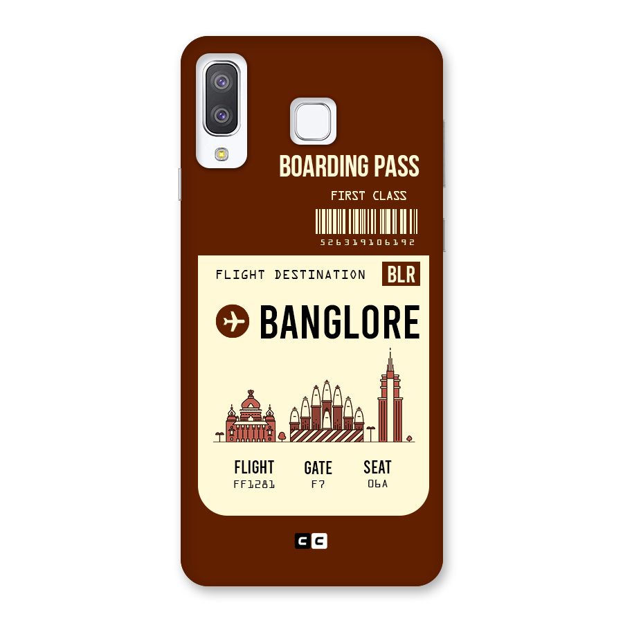 Banglore Boarding Pass Back Case for Galaxy A8 Star