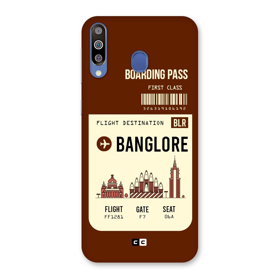 Banglore Boarding Pass Back Case for Galaxy M30