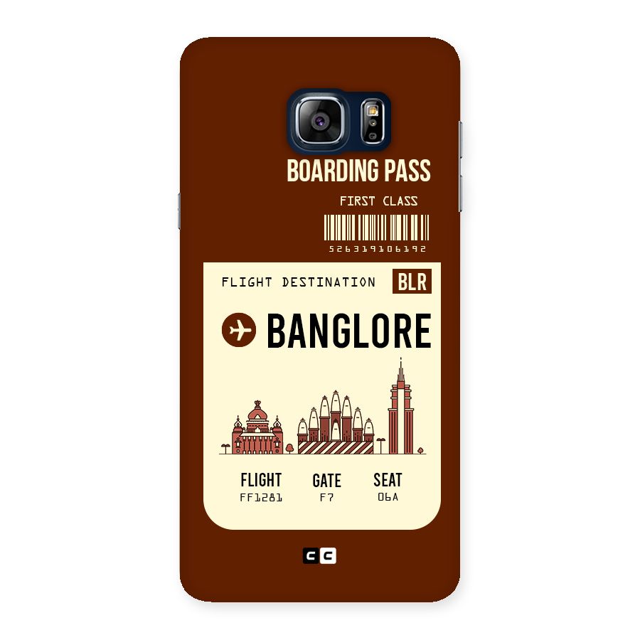 Banglore Boarding Pass Back Case for Galaxy Note 5