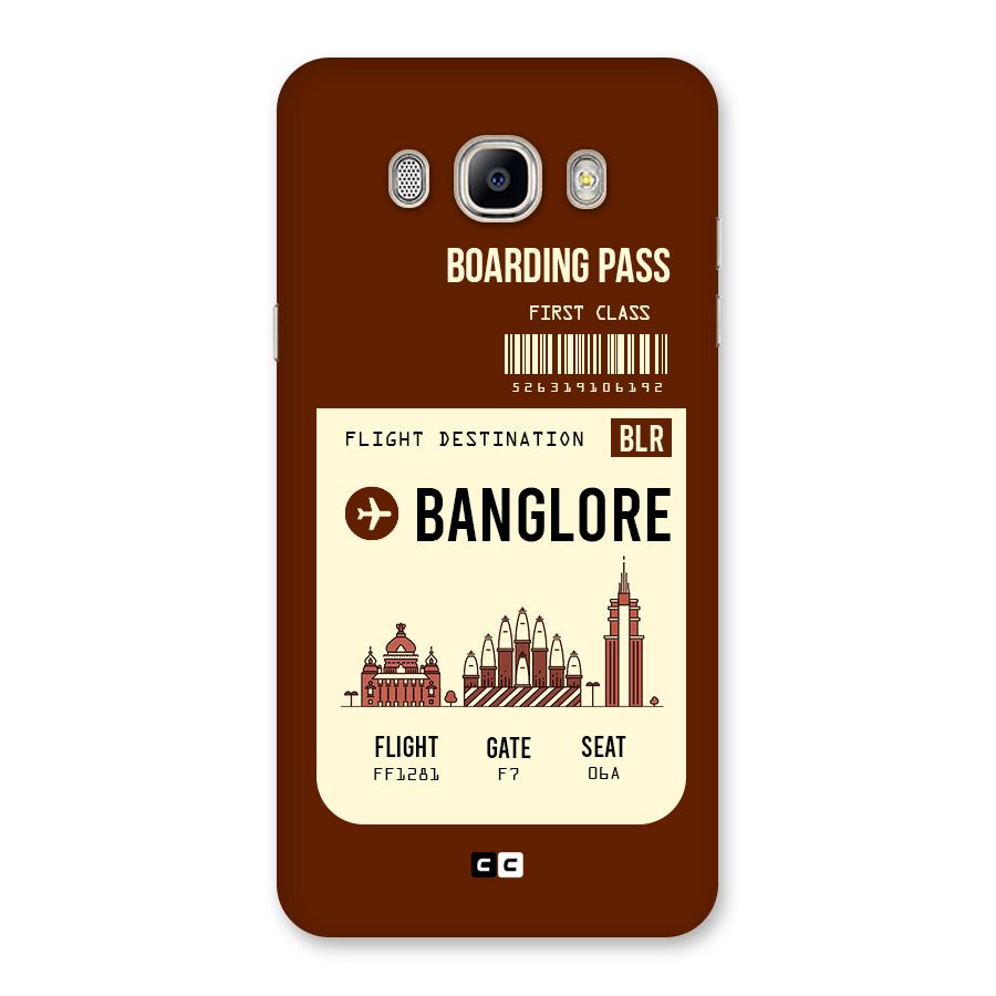 Banglore Boarding Pass Back Case for Galaxy On8