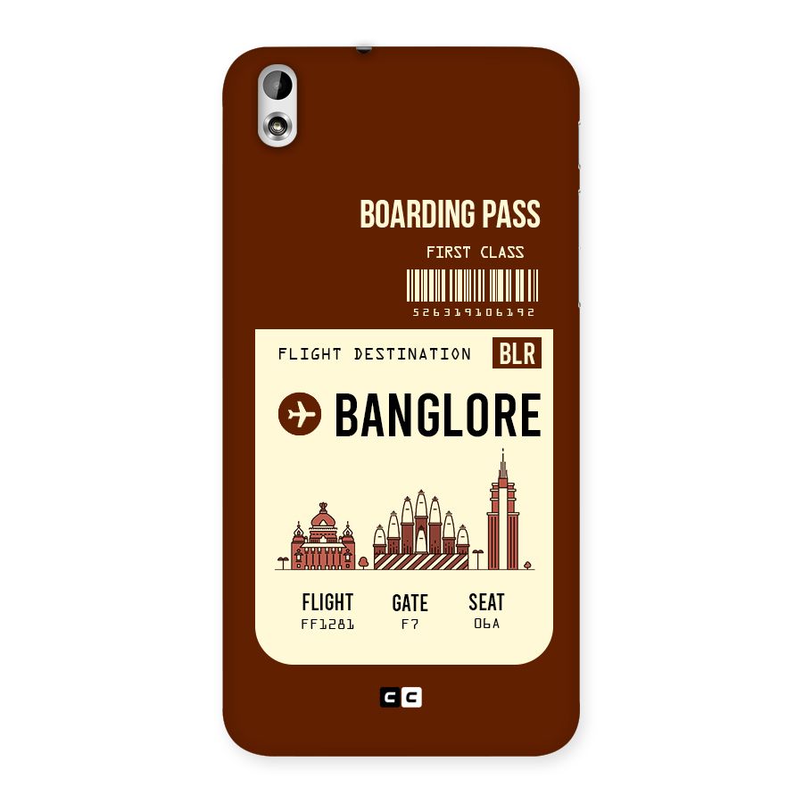 Banglore Boarding Pass Back Case for HTC Desire 816g