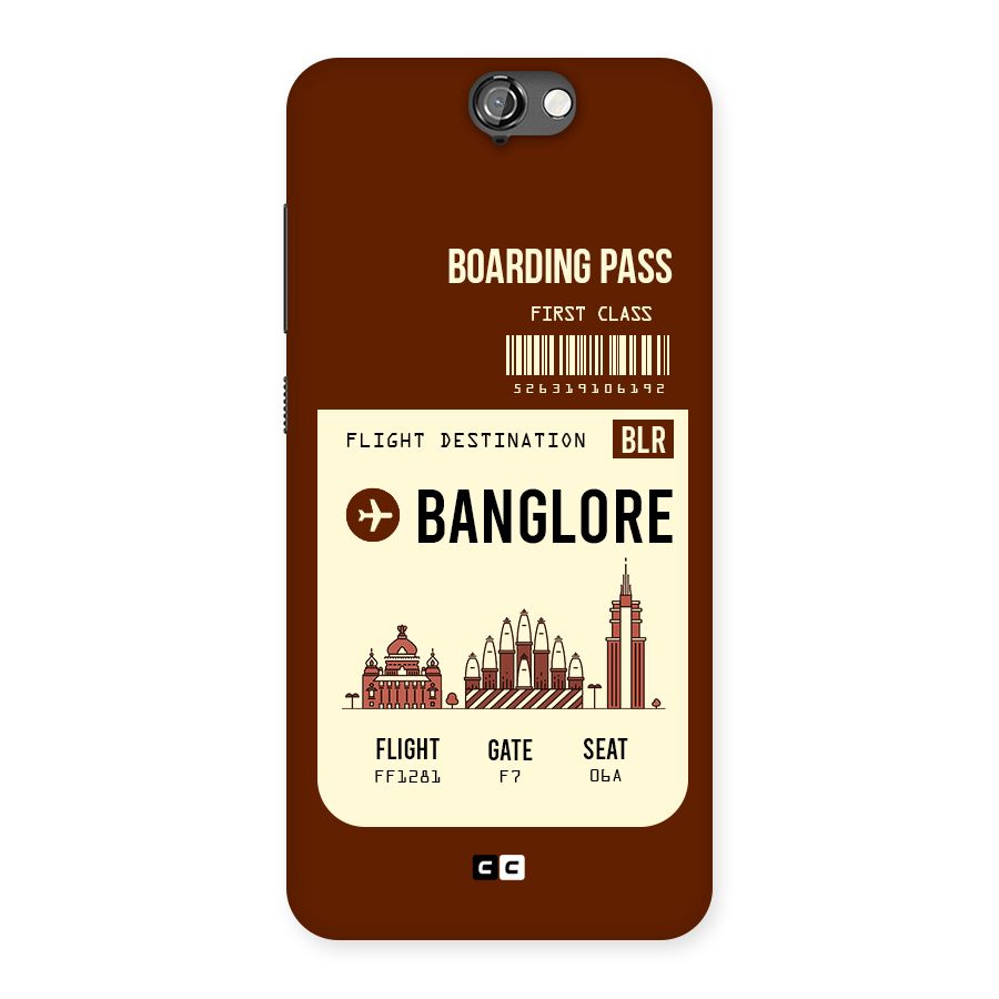 Banglore Boarding Pass Back Case for HTC One A9