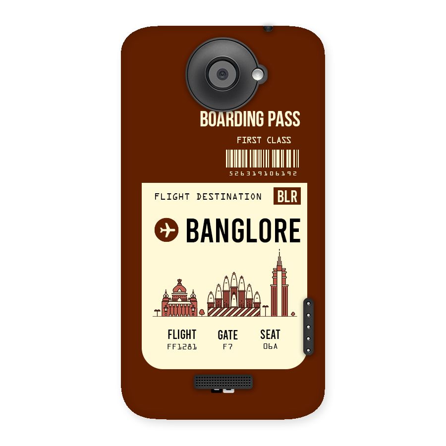 Banglore Boarding Pass Back Case for HTC One X