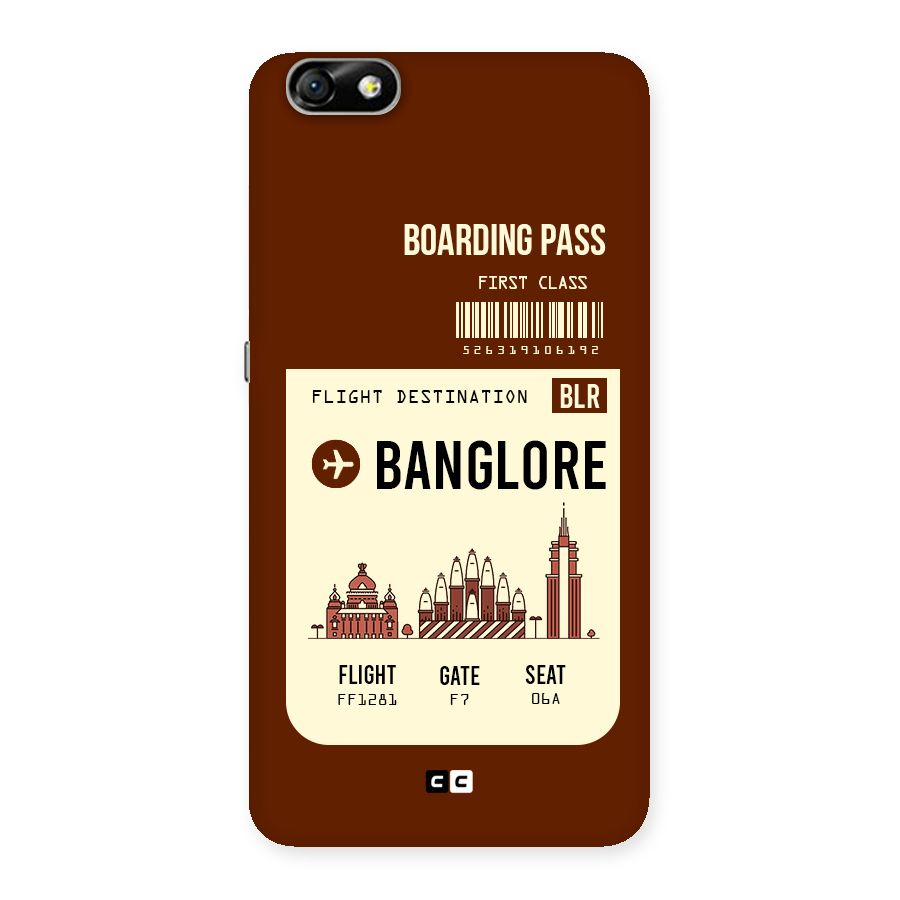 Banglore Boarding Pass Back Case for Honor 4X