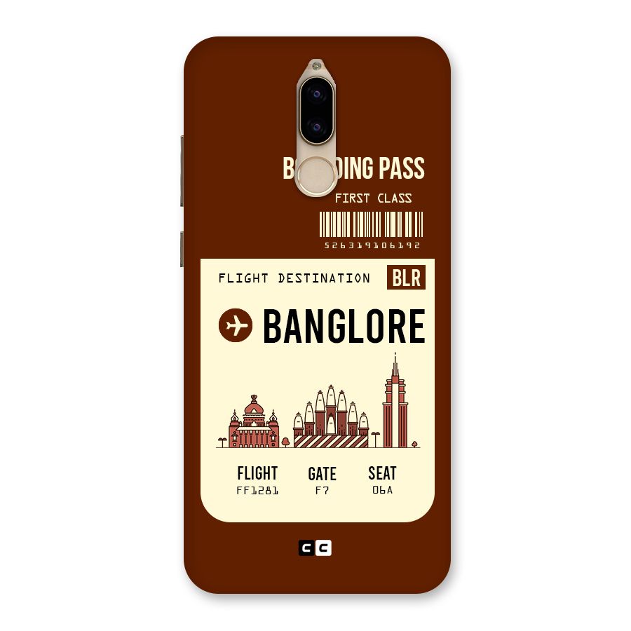 Banglore Boarding Pass Back Case for Honor 9i