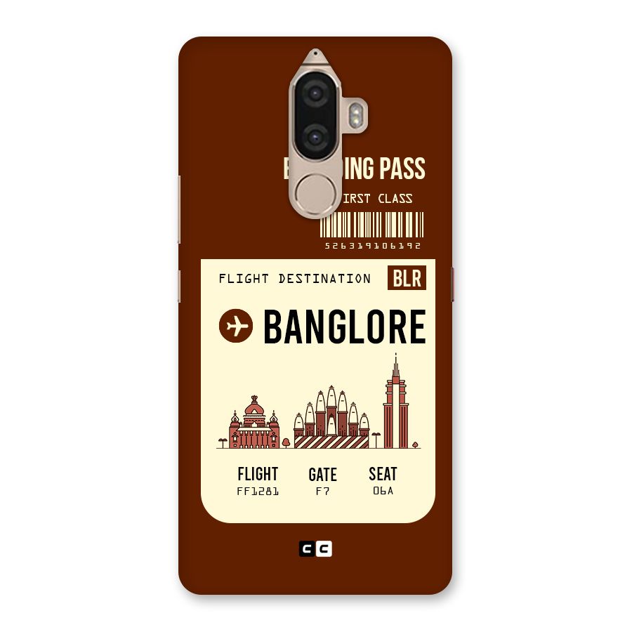 Banglore Boarding Pass Back Case for Lenovo K8 Note