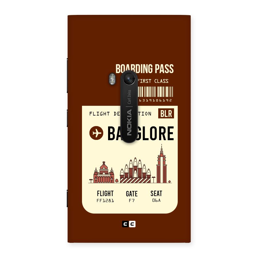 Banglore Boarding Pass Back Case for Lumia 920