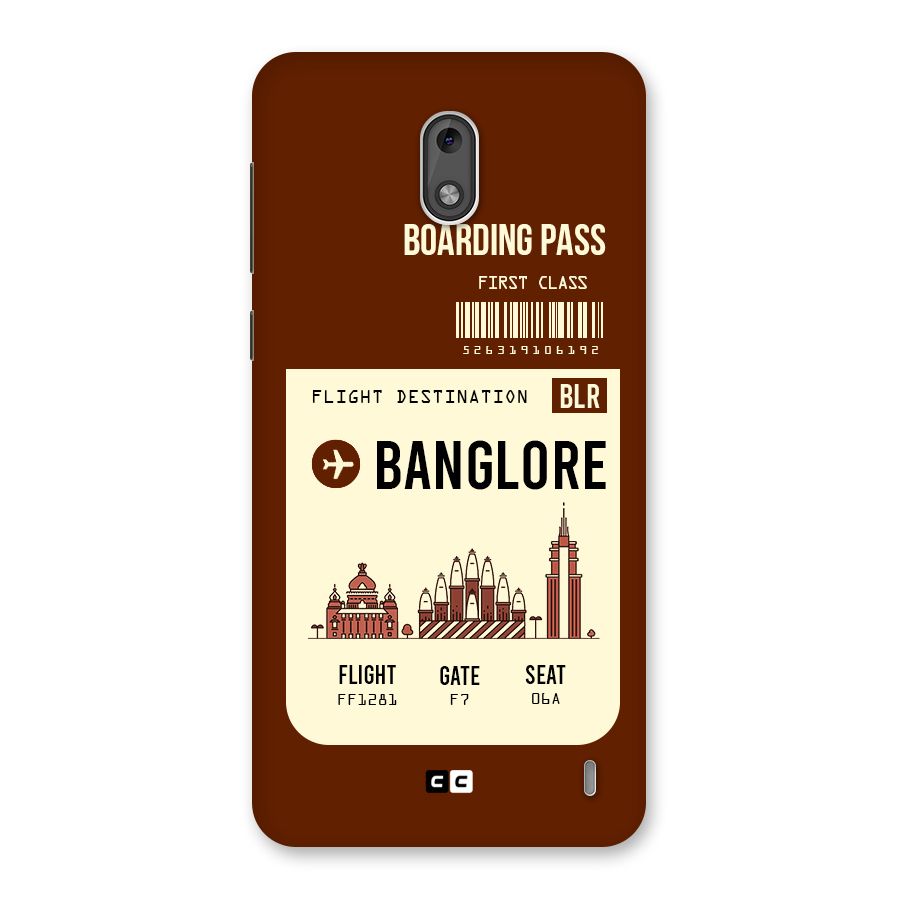 Banglore Boarding Pass Back Case for Nokia 2