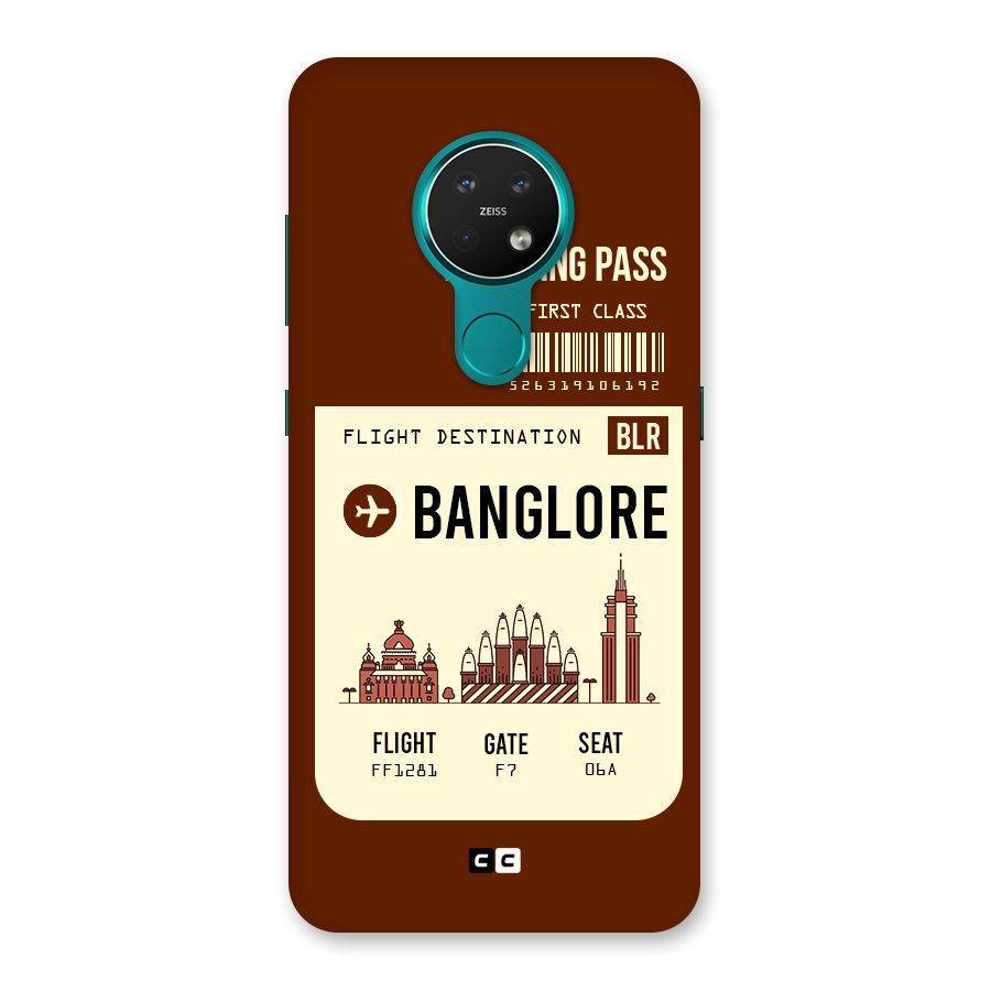 Banglore Boarding Pass Back Case for Nokia 7.2