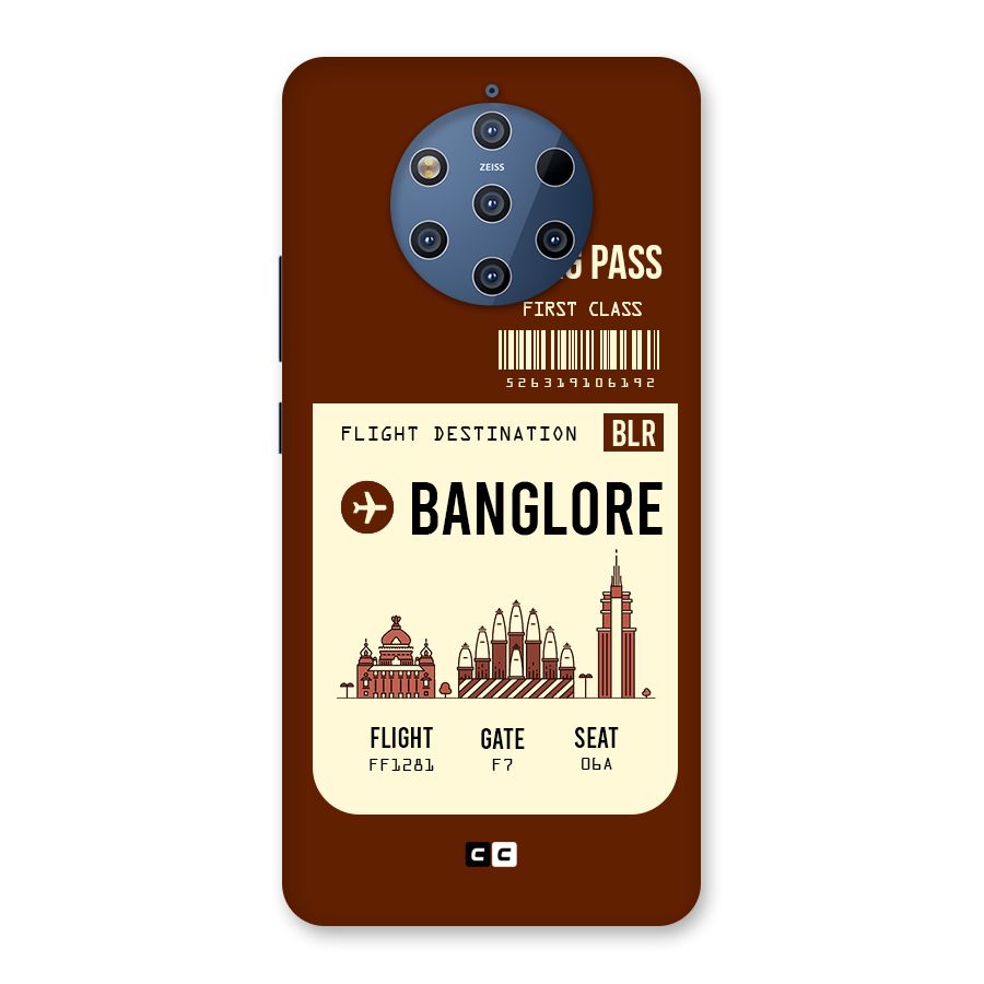 Banglore Boarding Pass Back Case for Nokia 9 PureView
