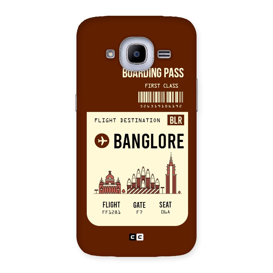 Banglore Boarding Pass Back Case for Samsung Galaxy J2 2016
