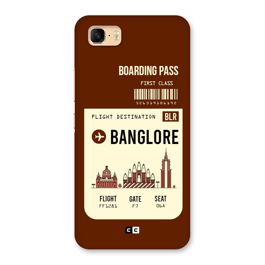 Banglore Boarding Pass Back Case for Zenfone 3s Max