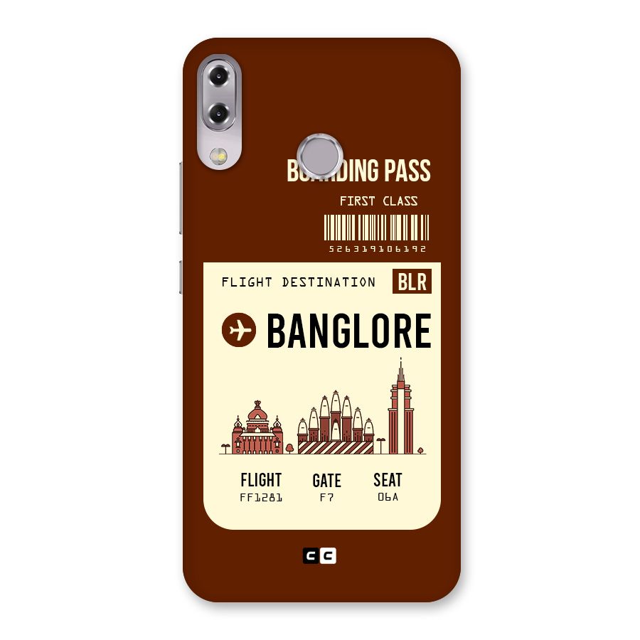 Banglore Boarding Pass Back Case for Zenfone 5Z