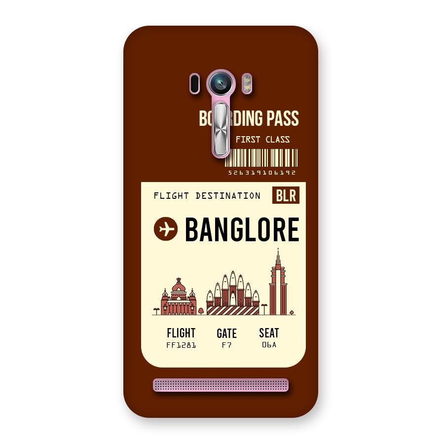 Banglore Boarding Pass Back Case for Zenfone Selfie
