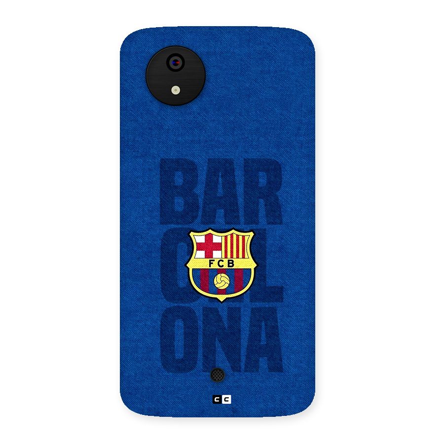 Barcelona Typography Back Case for Canvas A1  AQ4501